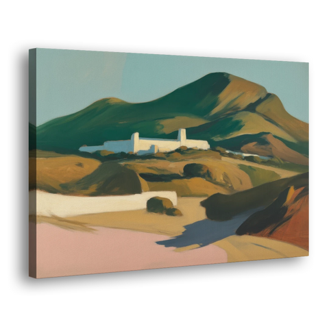 Obispado Hill Vista - Canvas Wall Art - Side