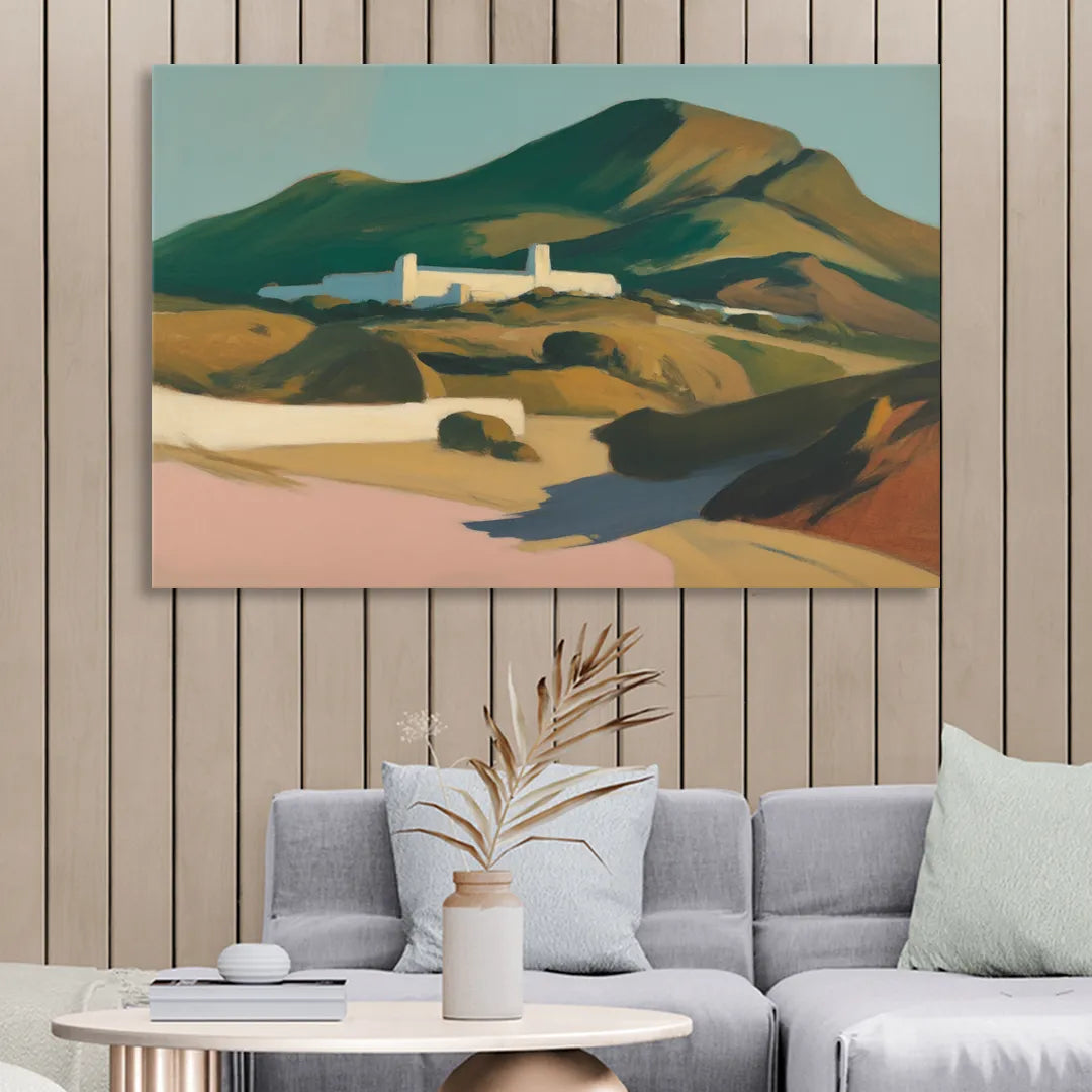 Obispado Hill Vista Sitting Room - Canvas Wall Art