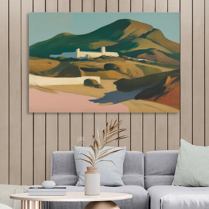 Obispado Hill Vista Sitting Room - Canvas Wall Art