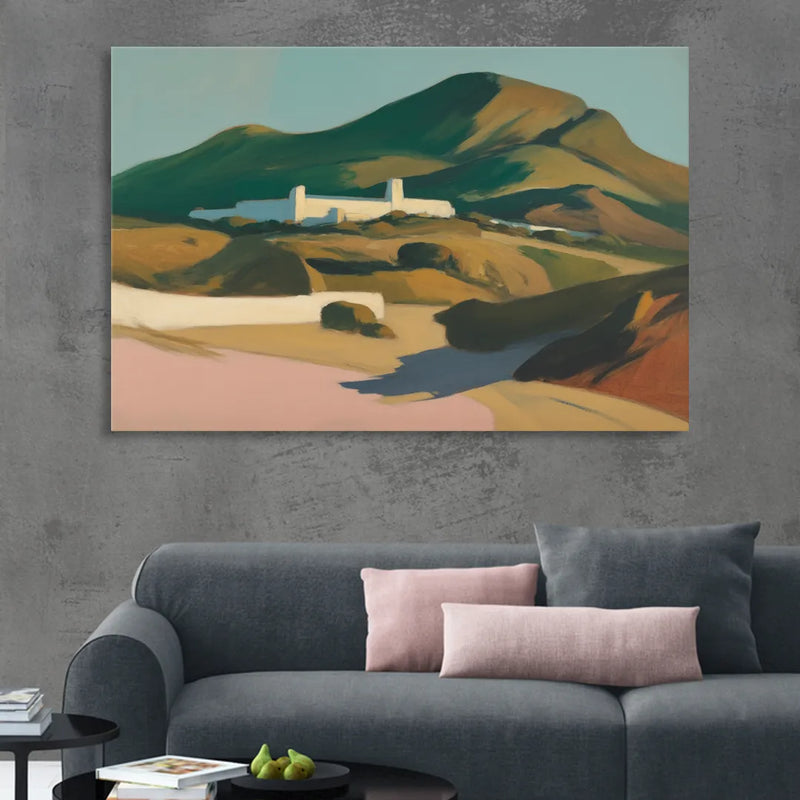 Obispado Hill Vista Living Room - Canvas Wall Art