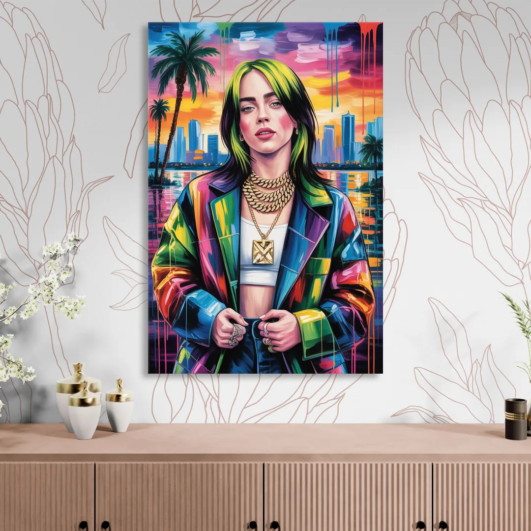 Ocean Eyes Living Room - Canvas Wall Art