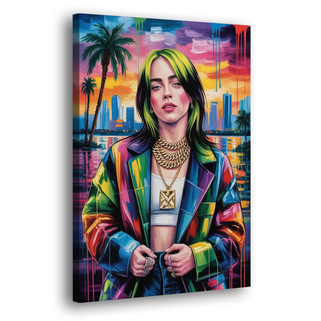 Ocean Eyes Side - Canvas Wall Art