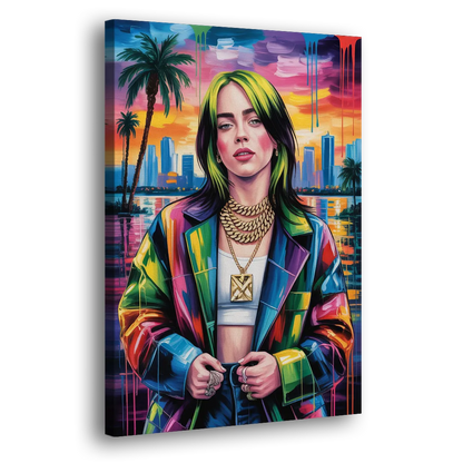 Ocean Eyes Side - Canvas Wall Art