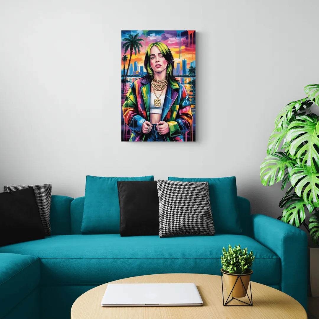 Ocean Eyes - Canvas Wall Art Living Room