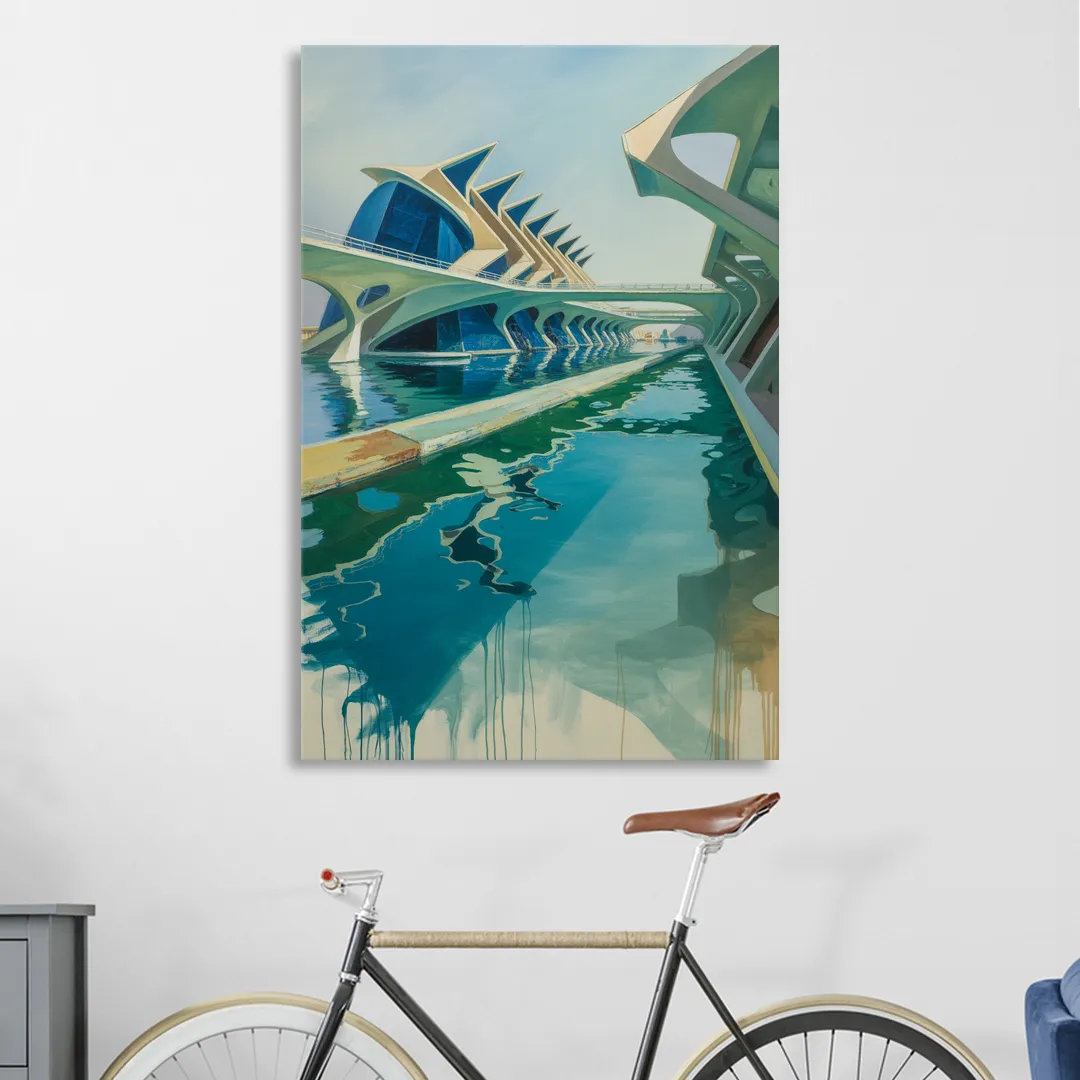 Oceanografic Valencia Sitting Room - Canvas Wall Art