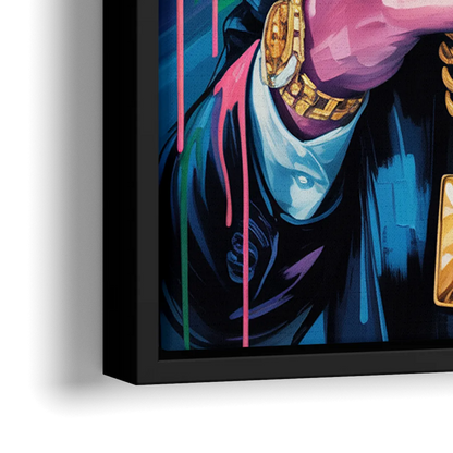 Office Legend 2.0 - Close-Up Black Frame Canvas