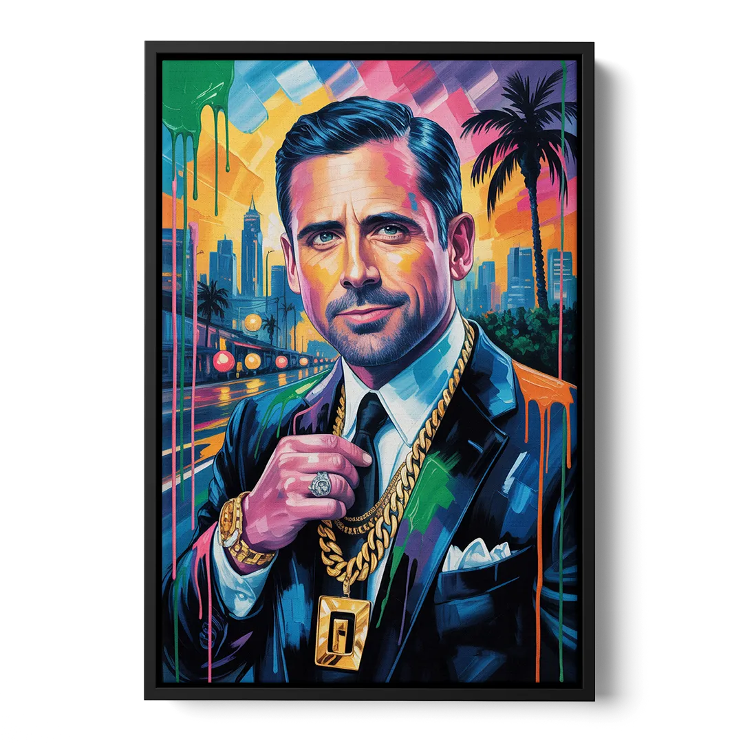 Office Legend 2.0 Front - Black Canvas Wall Art