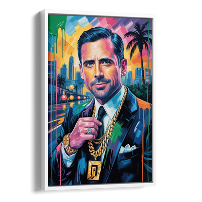 Office Legend 2.0 Side - White Canvas Wall Art