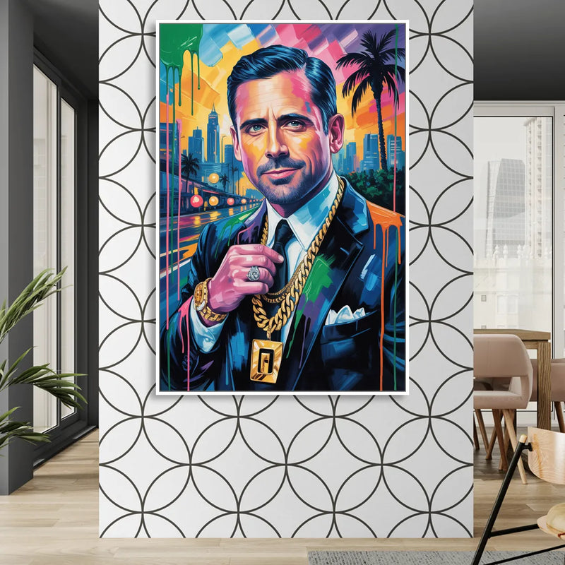 Office Legend 2.0 Sitting Room - White Canvas Wall Art