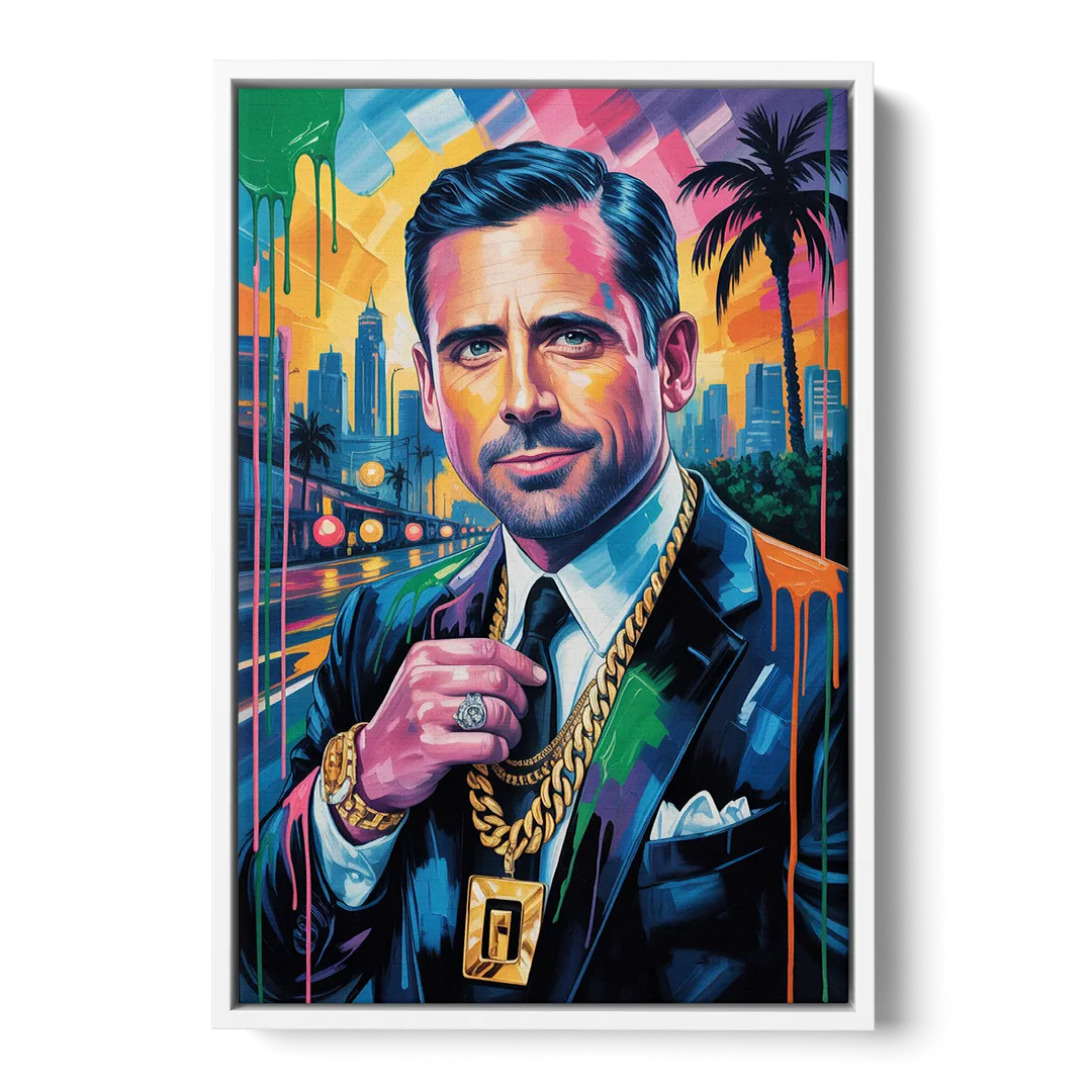 Office Legend 2.0 Front - White Canvas Wall Art