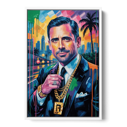 Office Legend 2.0 Front - White Canvas Wall Art