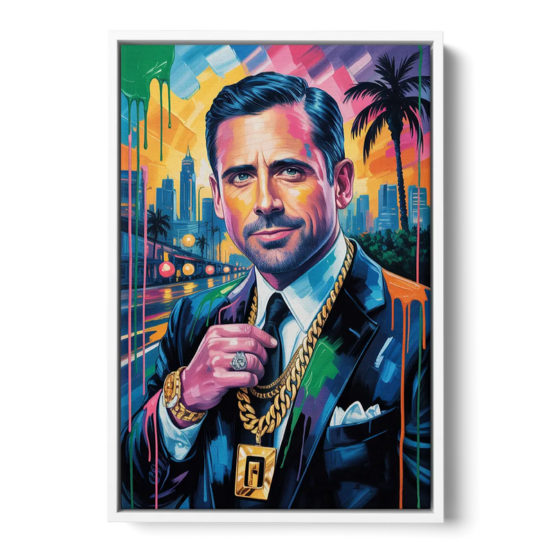 Office Legend 2.0 Front - White Canvas Wall Art