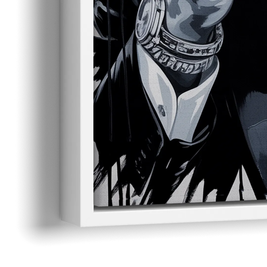Office Legend - Close-Up White Frame Canvas