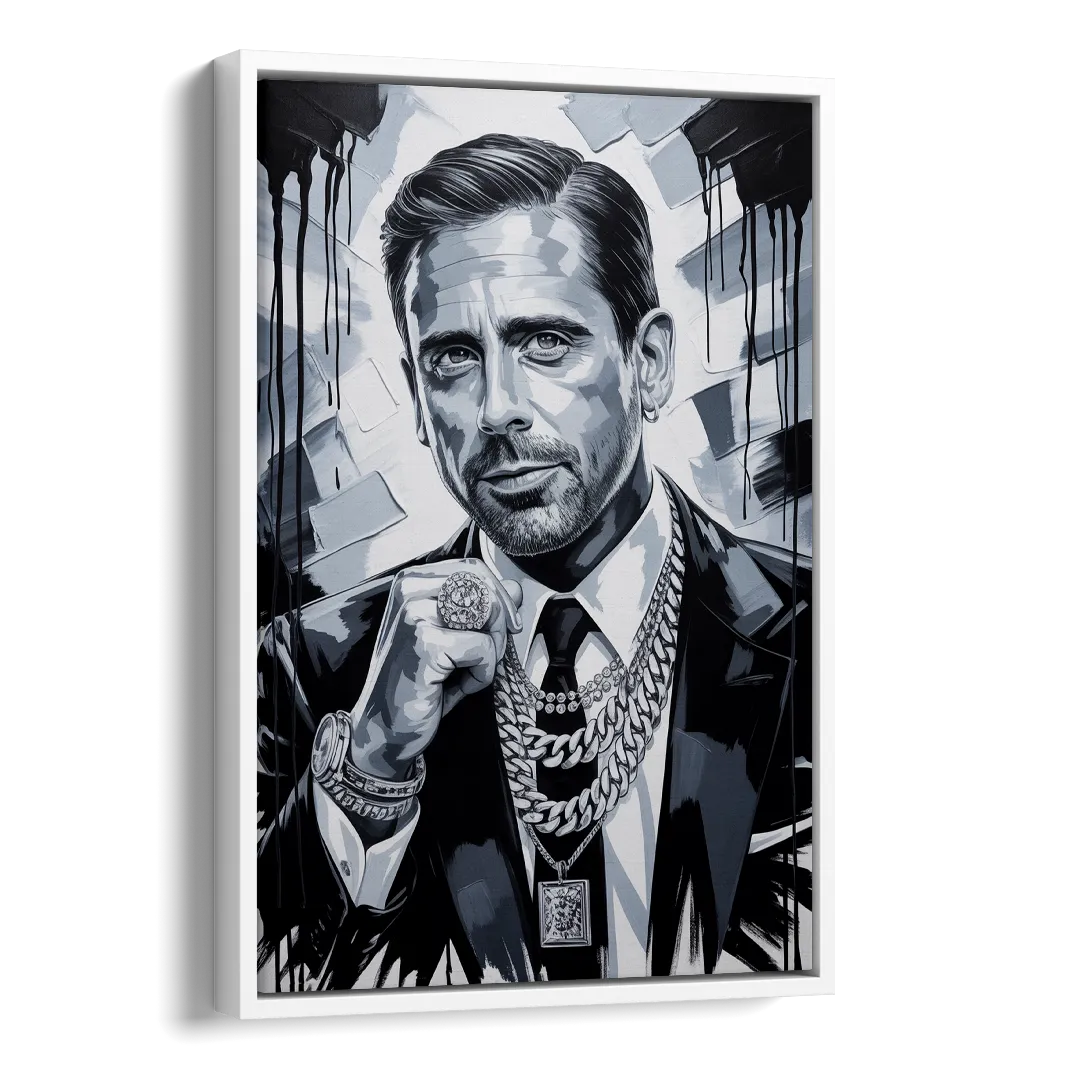 Office Legend Side - White Canvas Wall Art