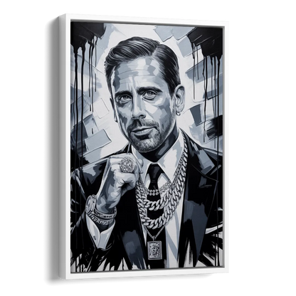 Office Legend Side - White Canvas Wall Art