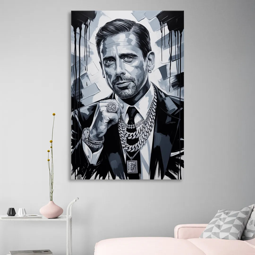 Office Legend Living Room - Canvas Wall Art