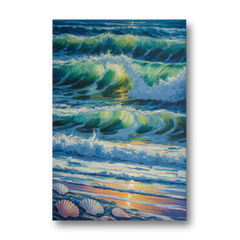 Olas Altas Waves - Canvas Wall Art - Front