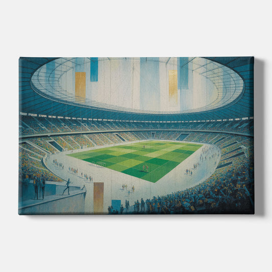 Olympic Stadium Panorama - Canvas Wall Art