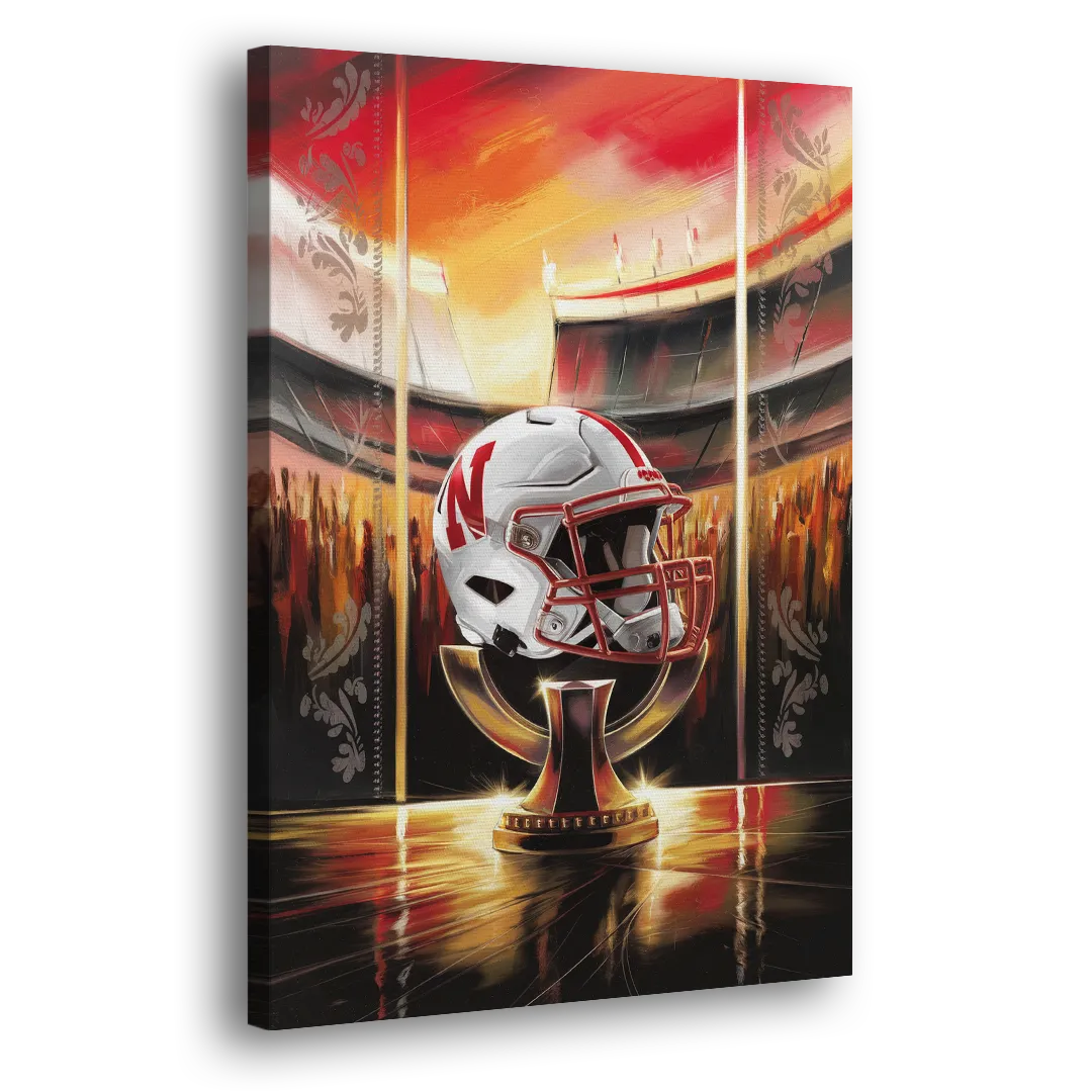 Omaha Cornhusker Spirit Side - Canvas Wall Art