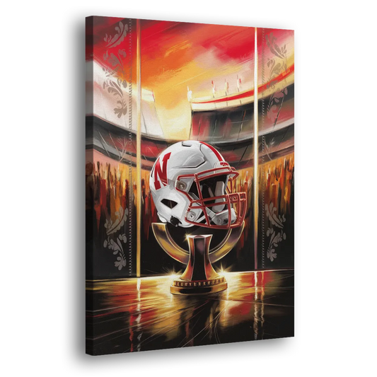 Omaha Cornhusker Spirit Side - Canvas Wall Art