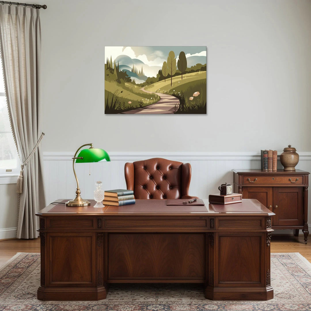 Omaha Nature Trails - Canvas Wall Art - Office - 36x24