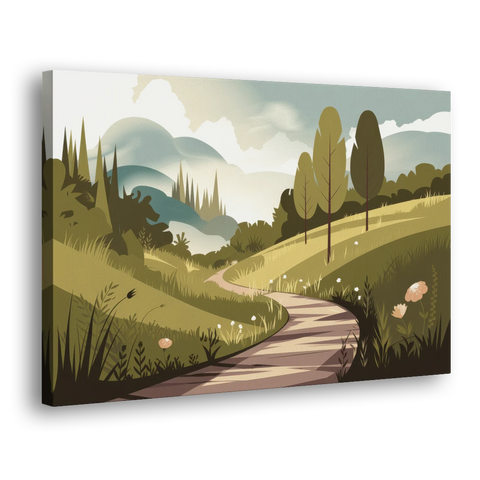 Omaha Nature Trails - Canvas Wall Art - Side