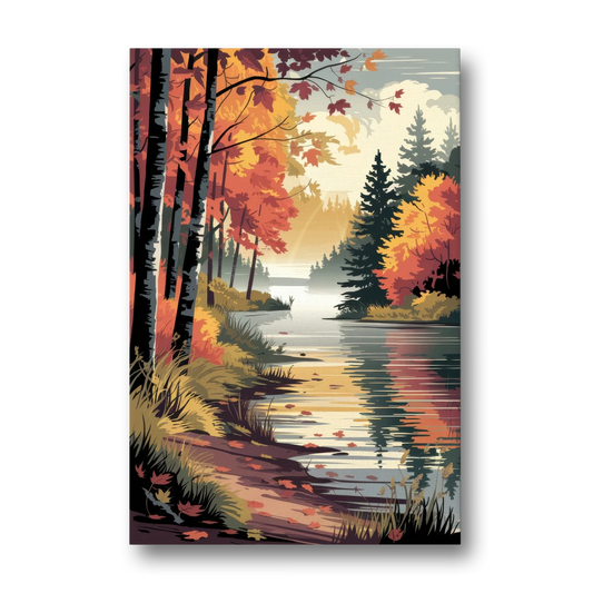 Ontario Autumn Colors - Canvas Wall Art - Front