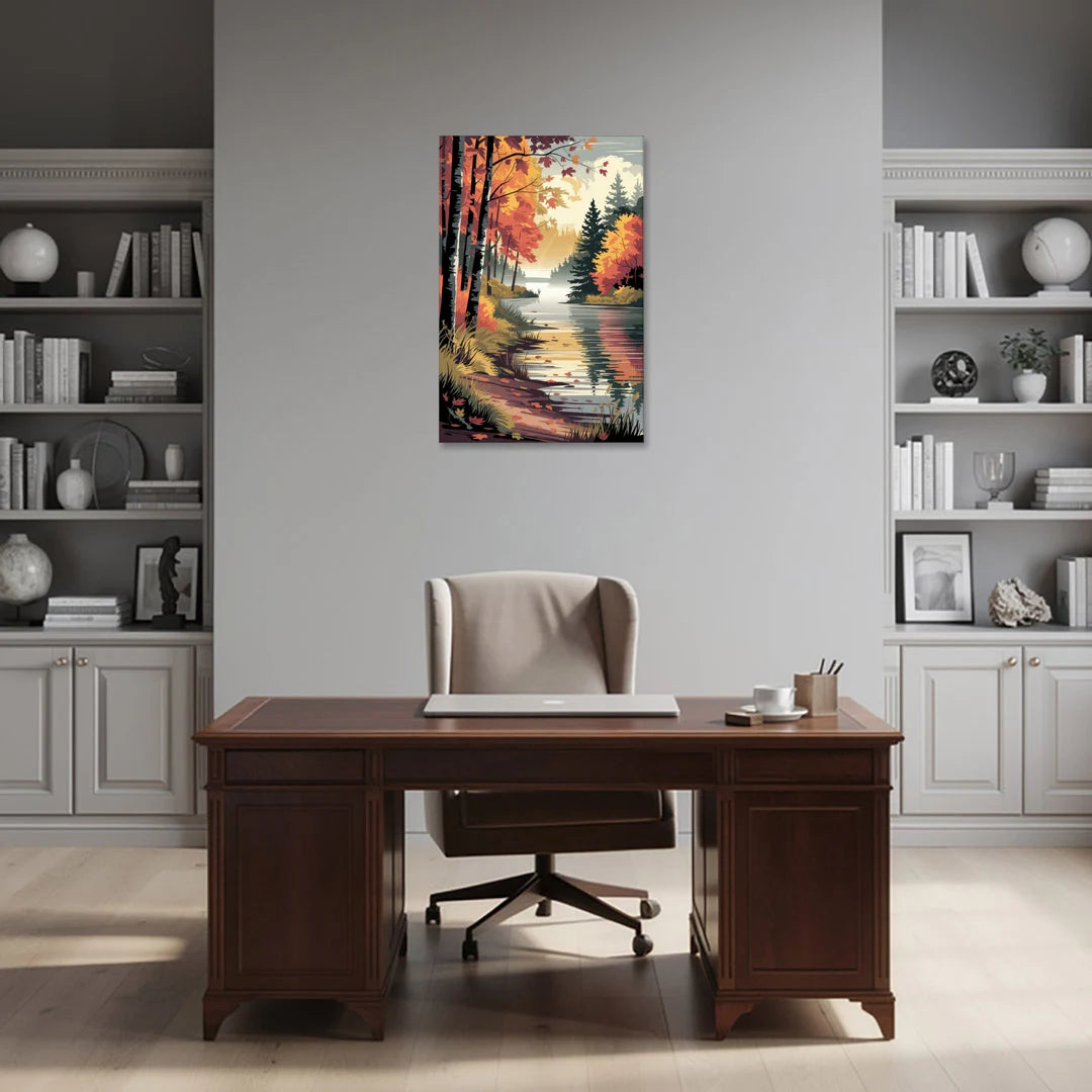 Ontario Autumn Colors - Canvas Wall Art - Office - 24x36