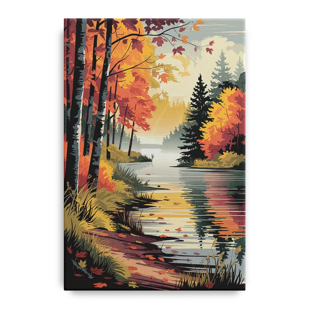 Ontario Autumn Colors Front - Canvas Wall Art