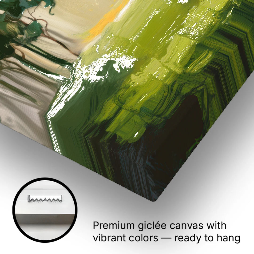 Ontario Forest Vibes - Canvas Wall Art - Gallery Wrap Corner