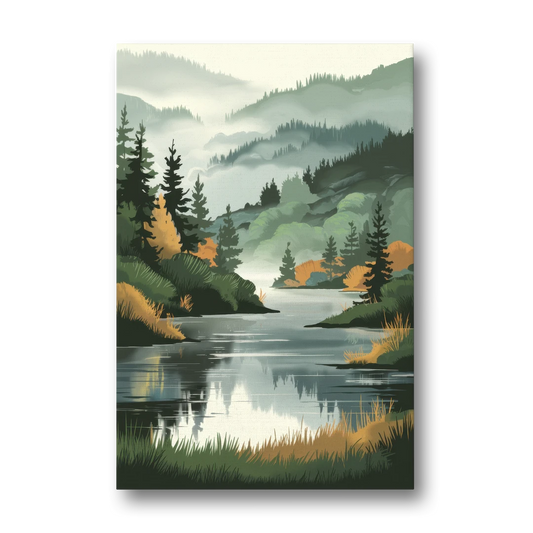 Ontario Lake Reflections - Canvas Wall Art - Front