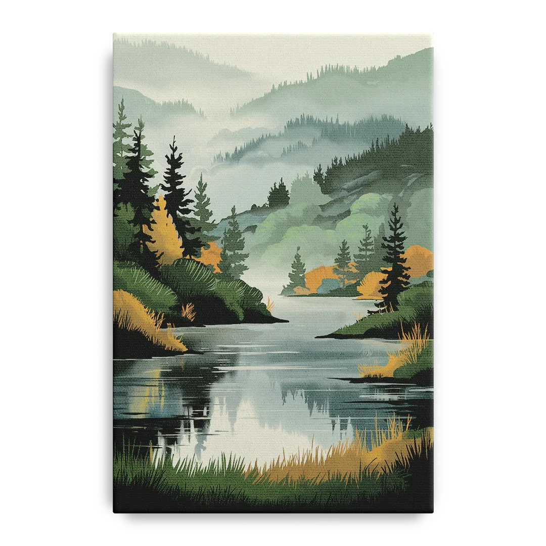 Ontario Lake Reflections Front - Canvas Wall Art