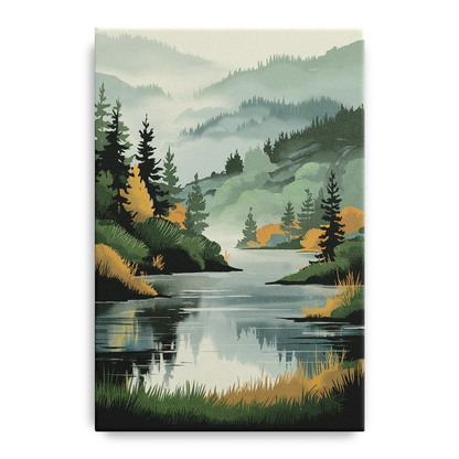 Ontario Lake Reflections Front - Canvas Wall Art