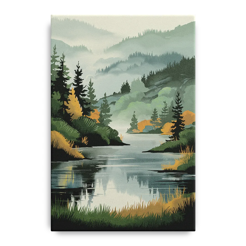 Ontario Lake Reflections Front - Canvas Wall Art