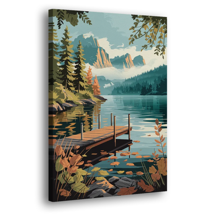 Ontario Lakeside Bliss Side - Canvas Wall Art