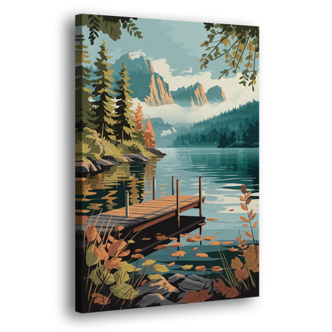 Ontario Lakeside Bliss - Canvas Wall Art