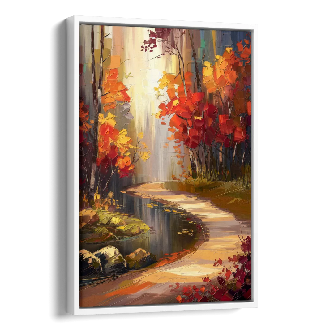 Ontario Nature Scenes Side - White Canvas Wall Art