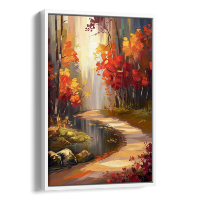 Ontario Nature Scenes Side - White Canvas Wall Art
