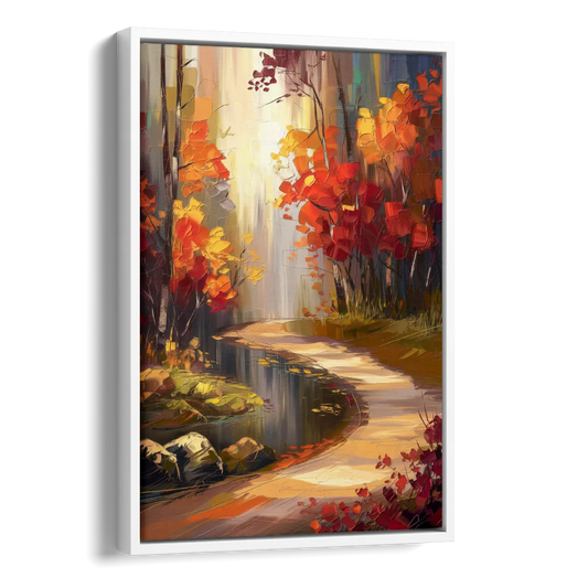 Ontario Nature Scenes Side - White Canvas Wall Art