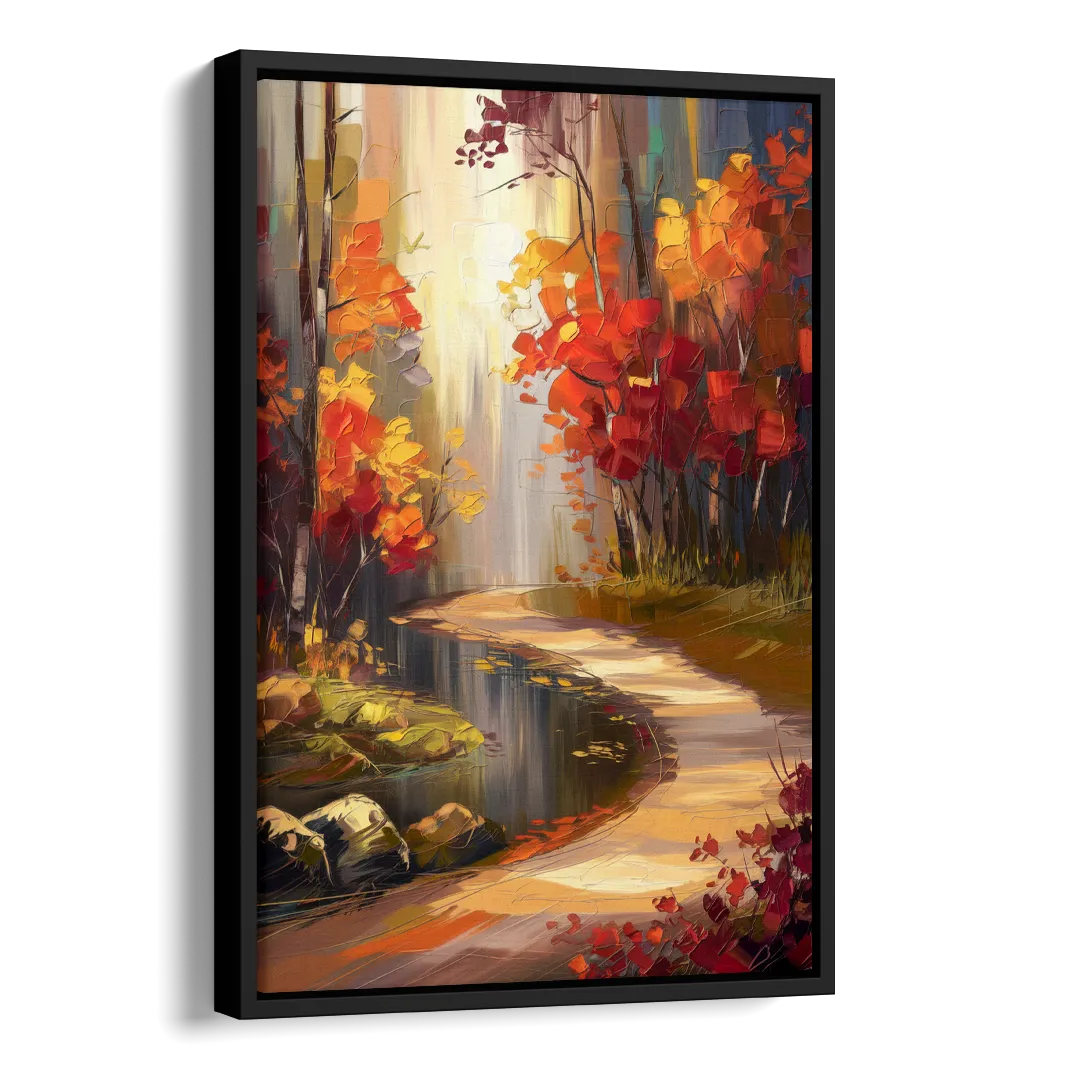 Ontario Nature Scenes Side - Black Canvas Wall Art