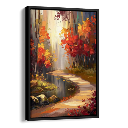 Ontario Nature Scenes Side - Black Canvas Wall Art