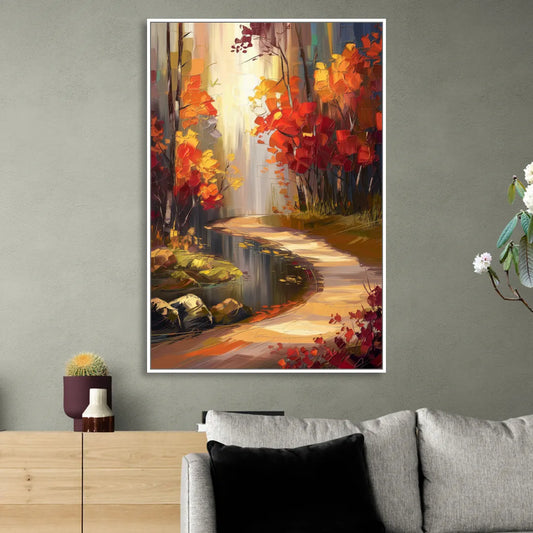 Ontario Nature Scenes Living Room - White Canvas Wall Art