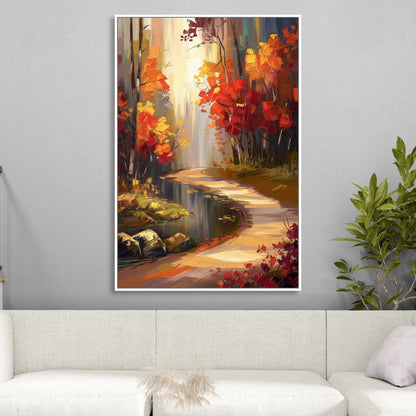 Ontario Nature Scenes Sitting Room - White Canvas Wall Art