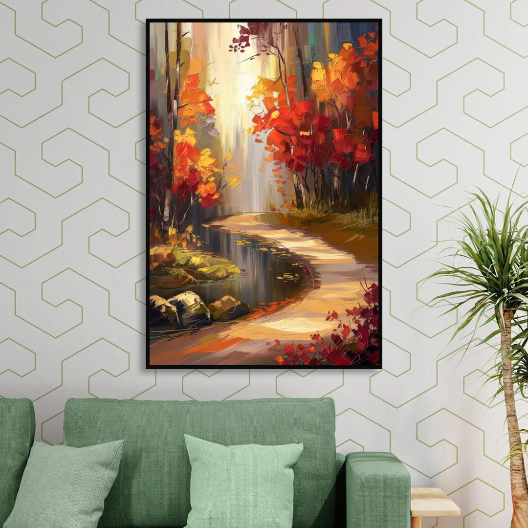 Ontario Nature Scenes Living Room - Black Canvas Wall Art