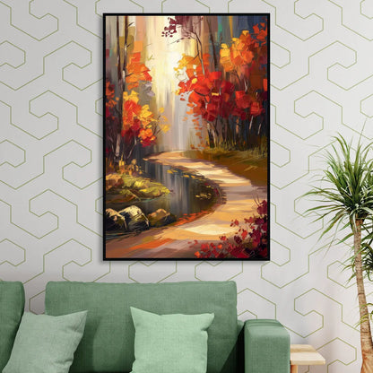Ontario Nature Scenes Living Room - Black Canvas Wall Art