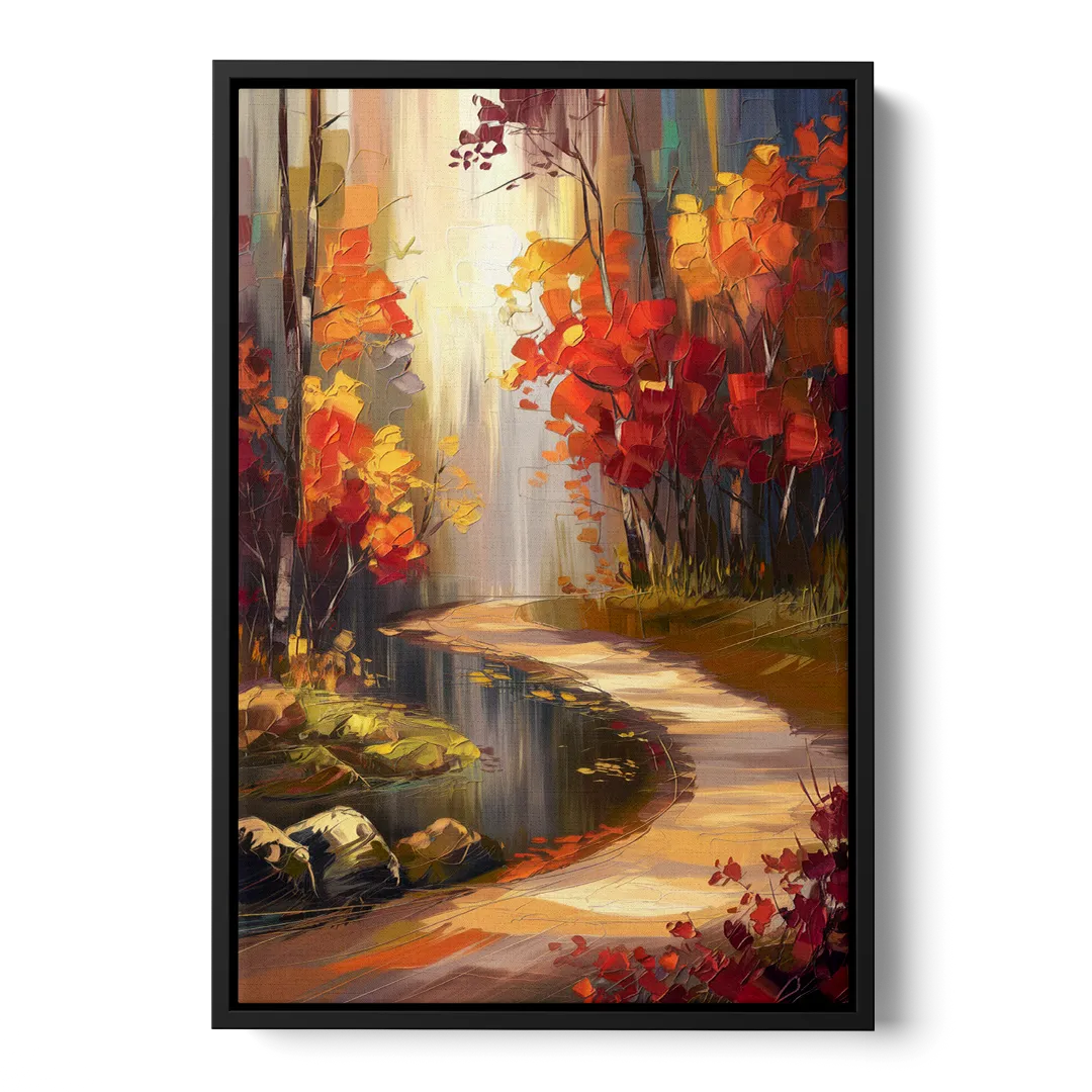 Ontario Nature Scenes Front - Black Canvas Wall Art