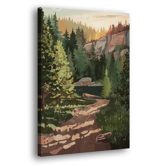 Ontario Scenic Trails Side - Canvas Wall Art