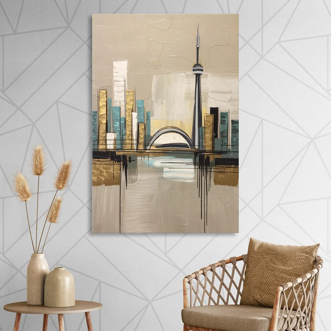 Ontario Urban Charm Living Room - Canvas Wall Art