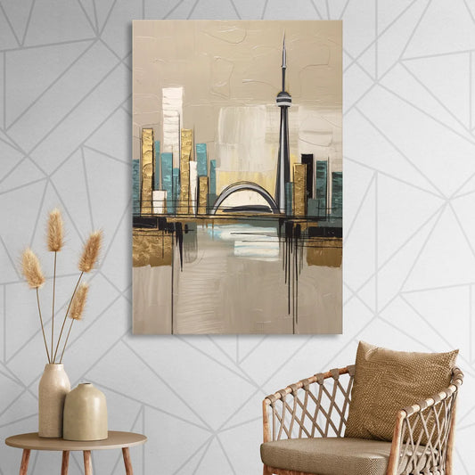 Ontario Urban Charm Living Room - Canvas Wall Art