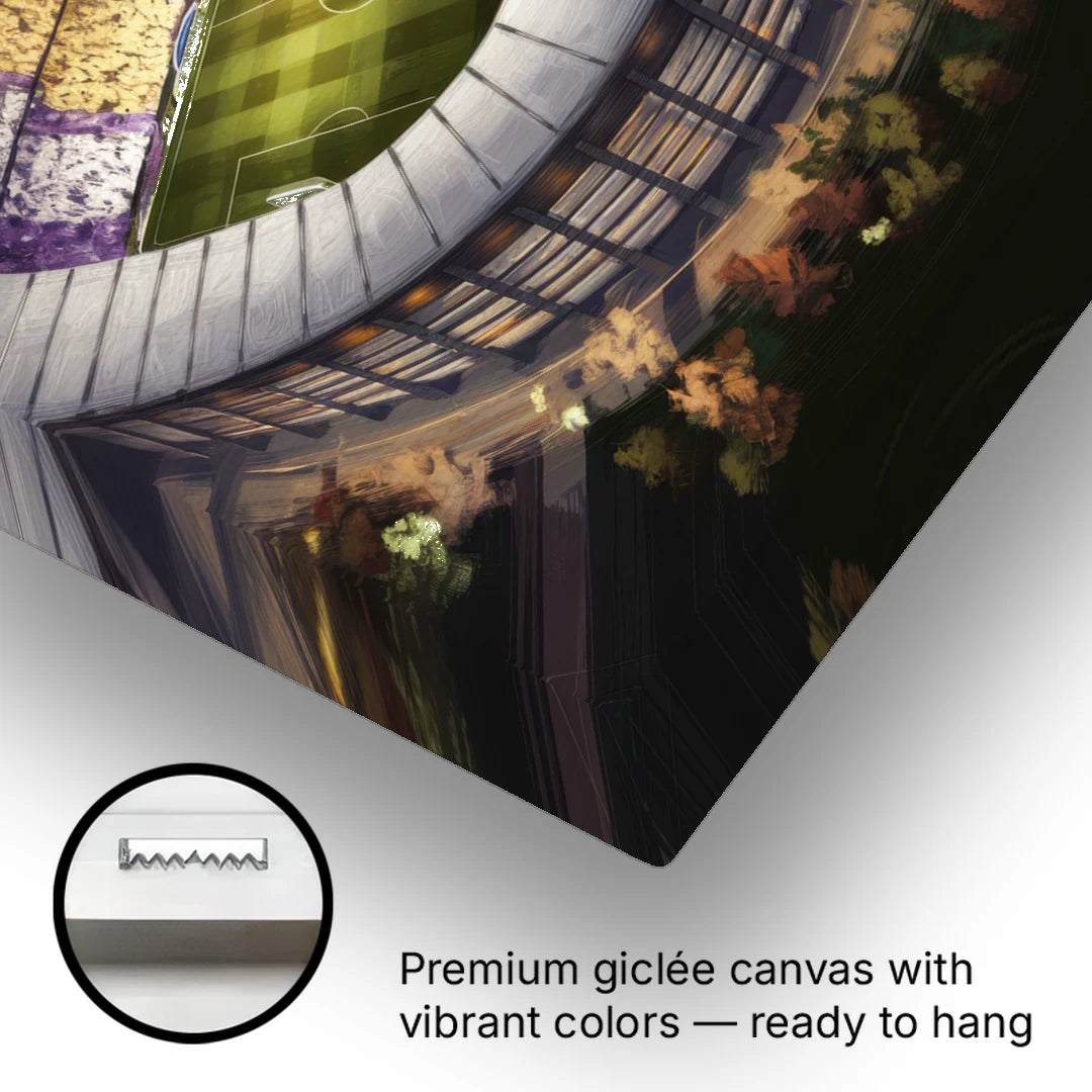 Orlando City FC Stadium Scene - Canvas Wall Art - Gallery Wrap Corner